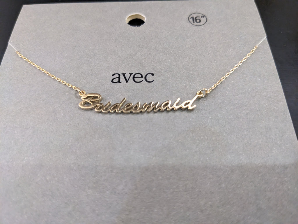 16" Bridesmaid Necklace