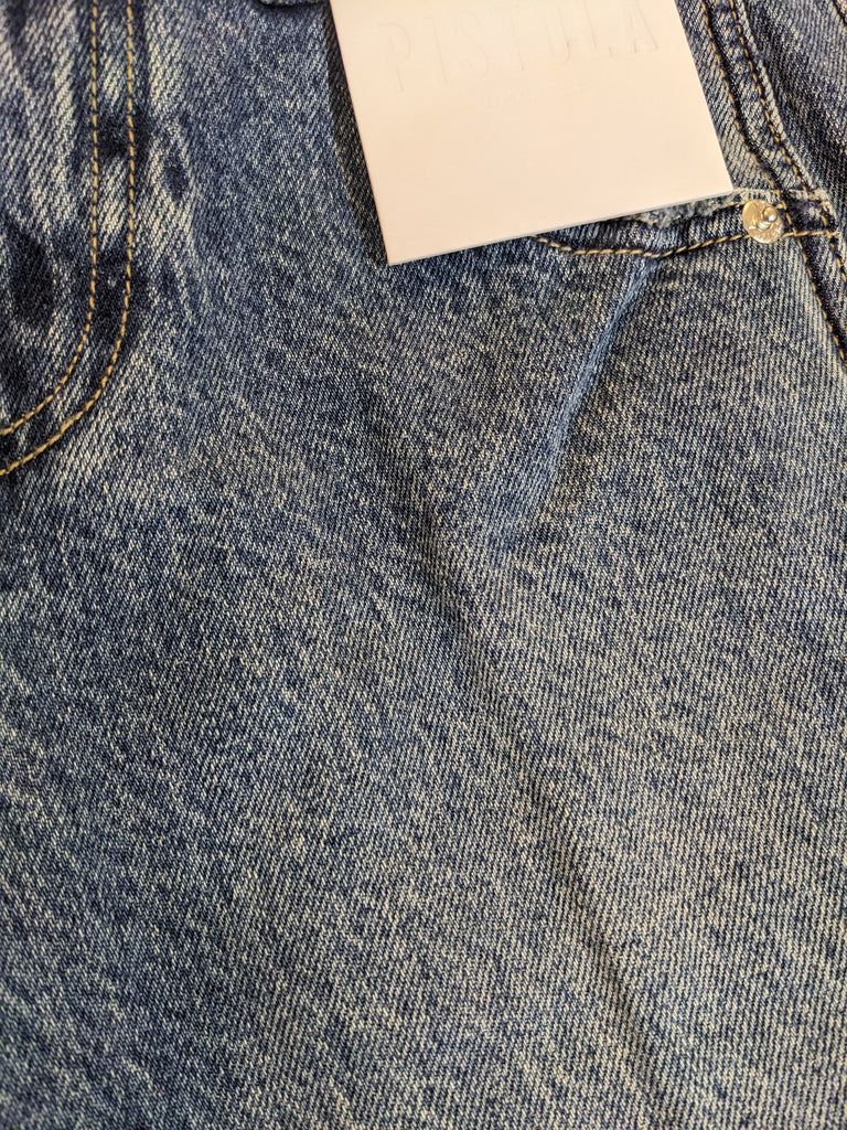 Caleb High-Rise Stacked Waist Jeans