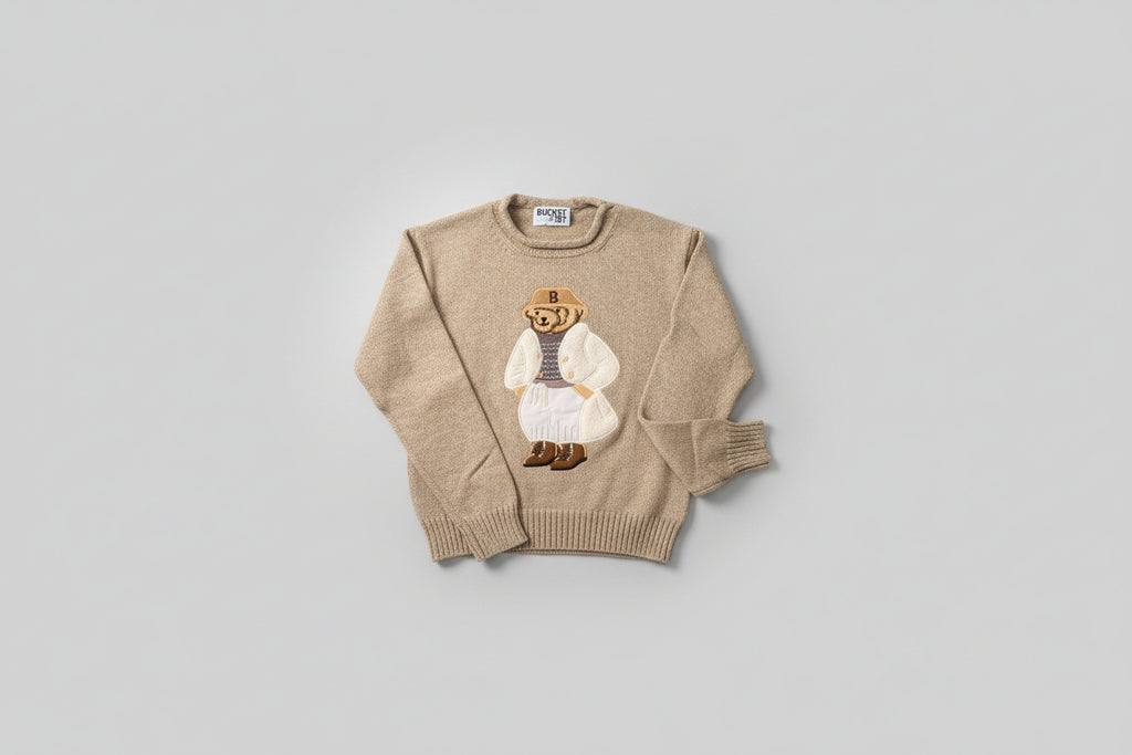 Teddy Bear Knit Sweater