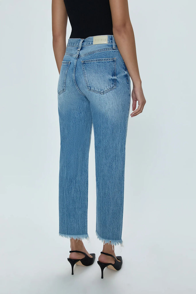 Cassie Super High Rise Crop Straight Jean