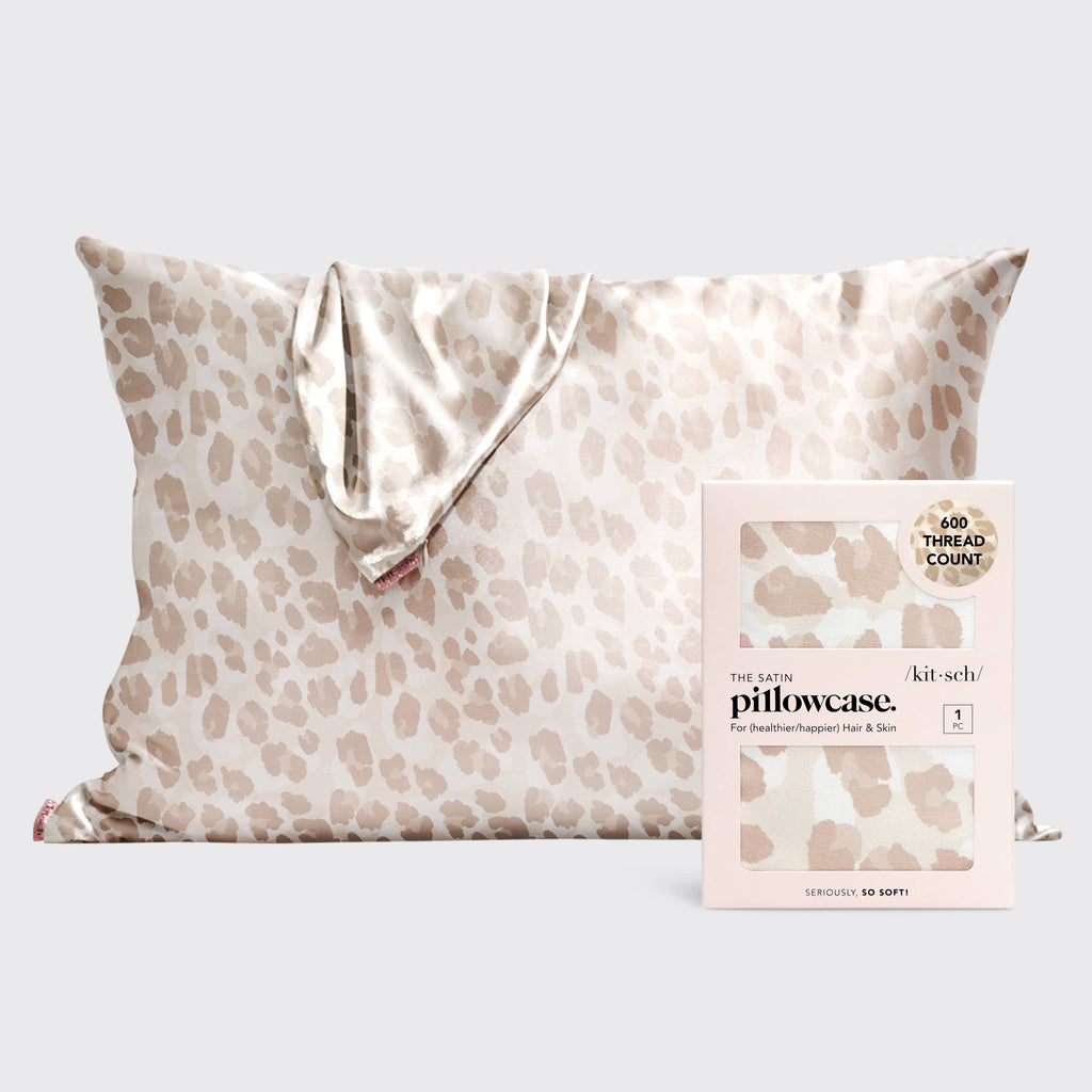 Satin Pillowcase Leopard Standard