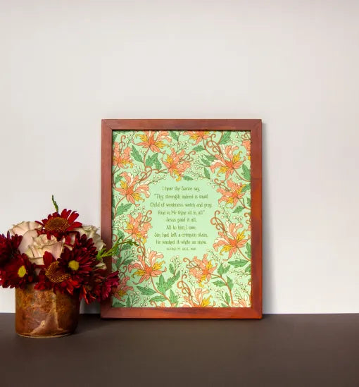 Hymn Art Print