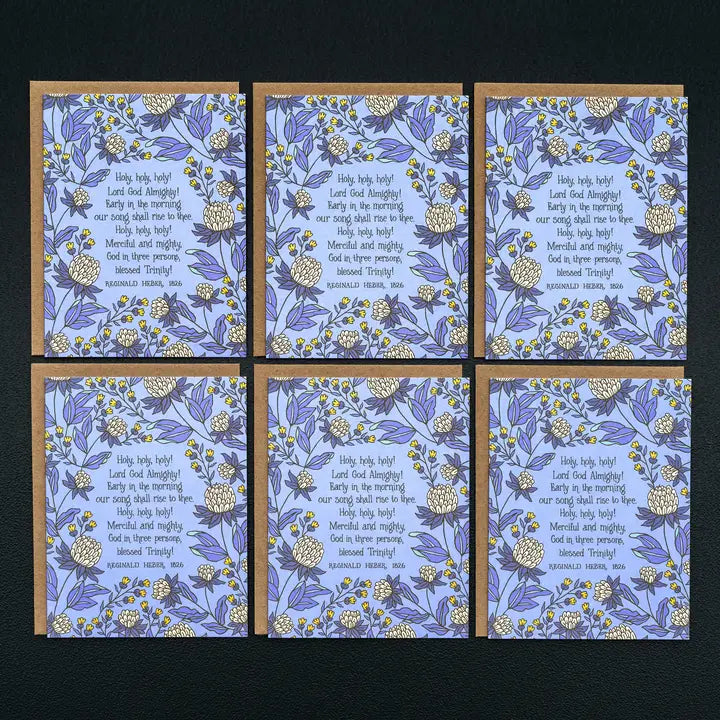 6 Hymn Greeting Cards