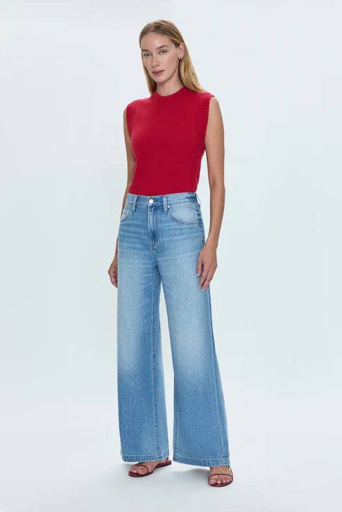 Jadyn Low Slung Palazzo Jeans