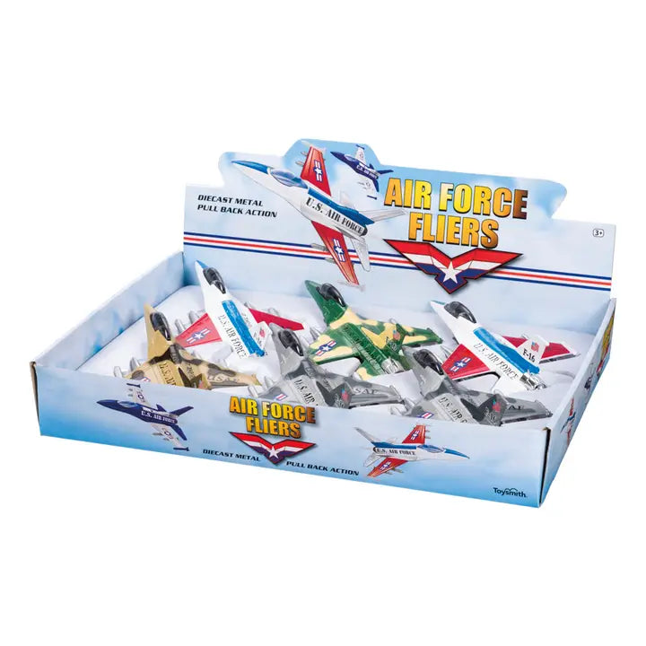 Air Force Fliers Pull Back Action Toy