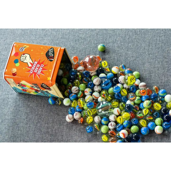 Neato! Marbles in A Tin Box