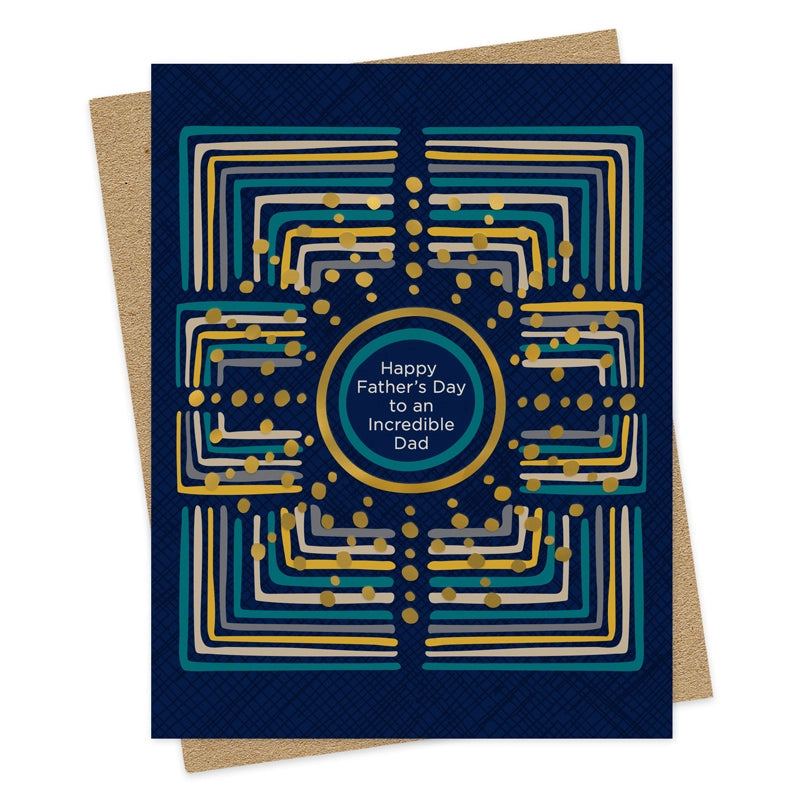 Incredible Dad Foil Father's Day Card