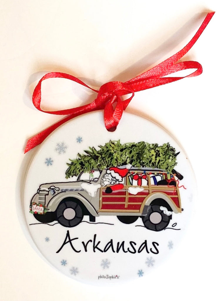 Santa Claus is Coming to Town Christmas Ornament