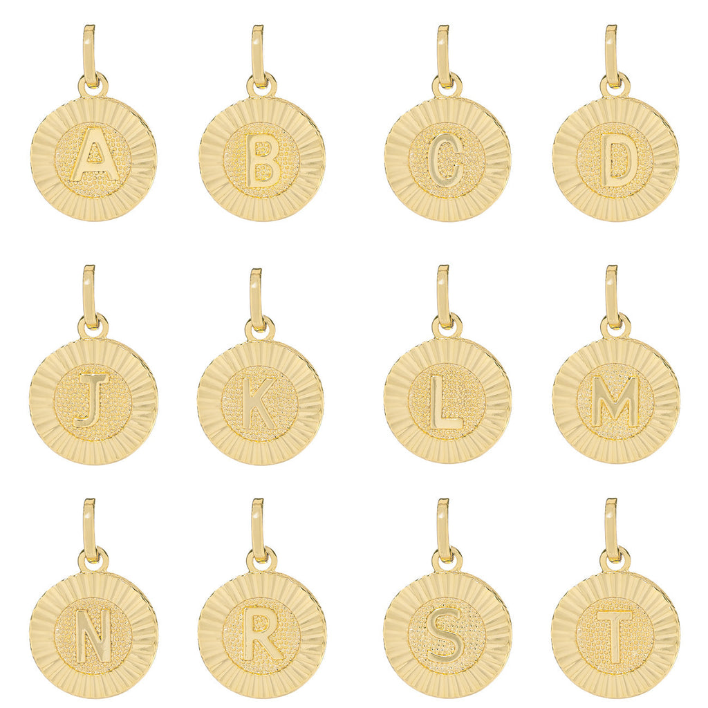 Initial Medallion Necklace