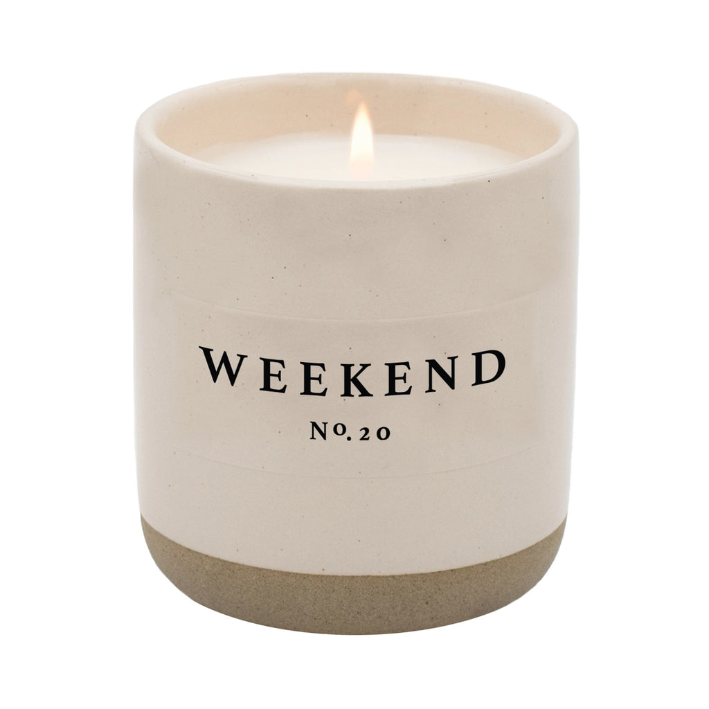 Stoneware Candle