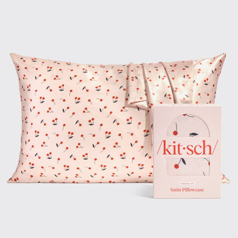 Satin Pillowcase Standard Cherry Print