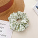 Set of 3 Chiffon Floral Scrunchies