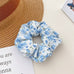 Set of 3 Chiffon Floral Scrunchies