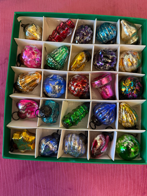 Multi Glass Ornaments