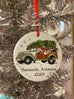 Santa Claus is Coming to Town Christmas Ornament