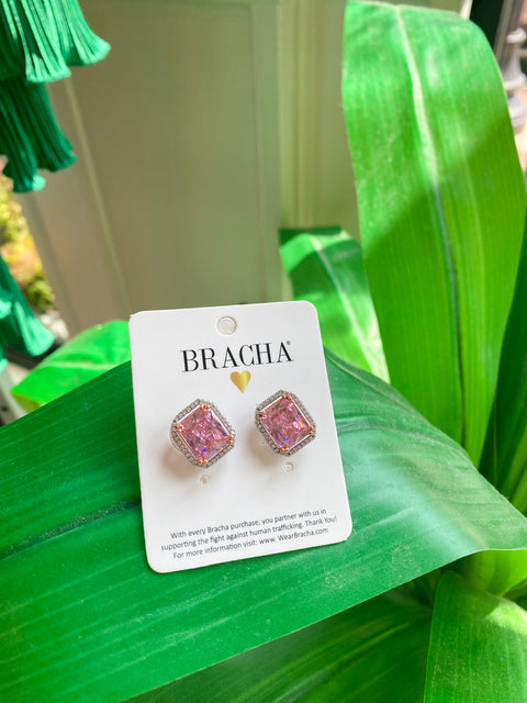 Pink Lux Studs