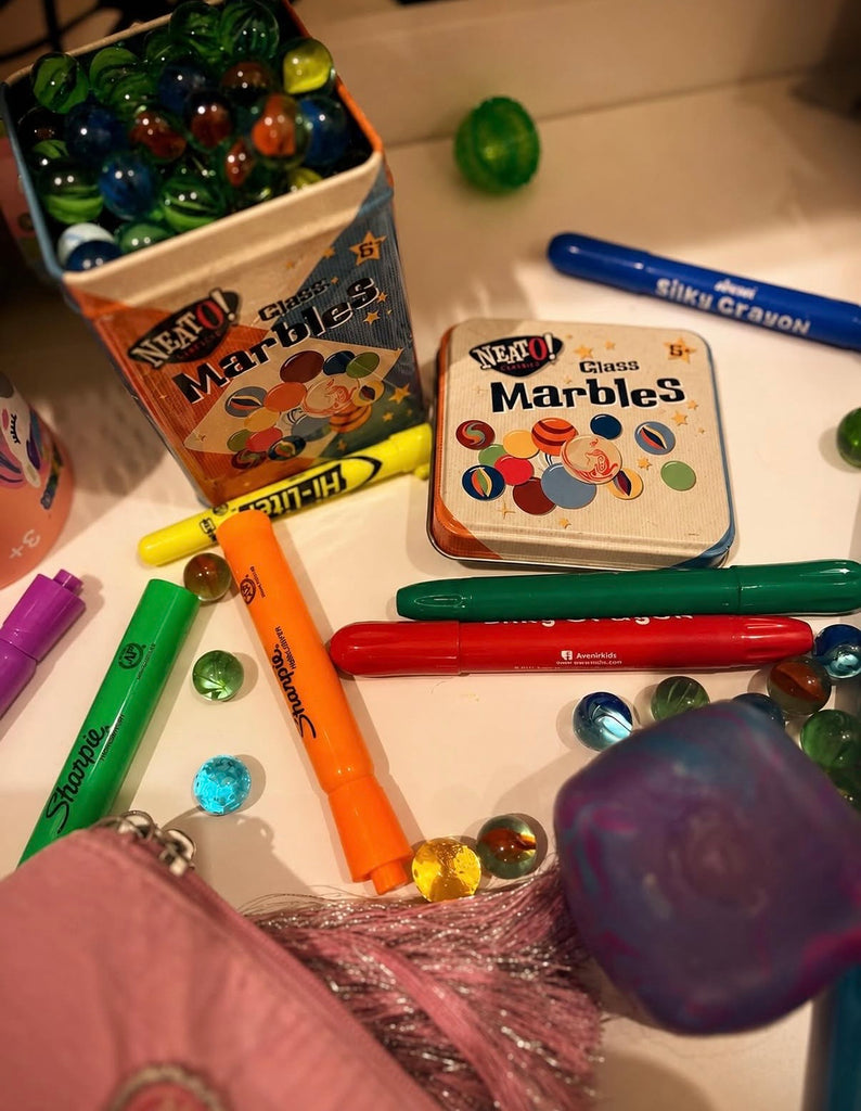 Neato! Marbles in A Tin Box