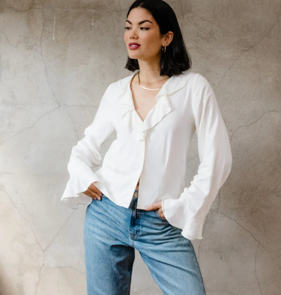 Quincy Ruffle Blouse