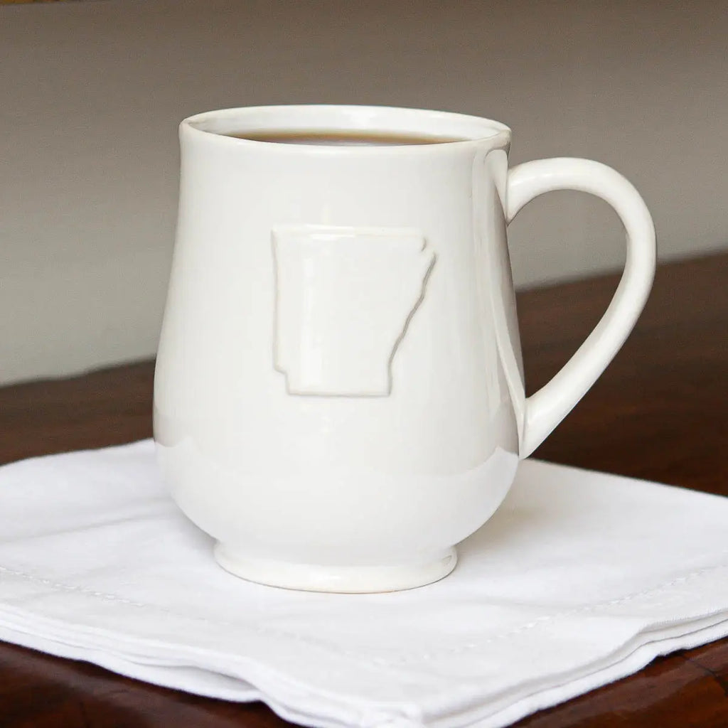 Embossed Arkansas Coffee Mug