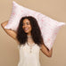 Satin Pillowcase Striped Bows King