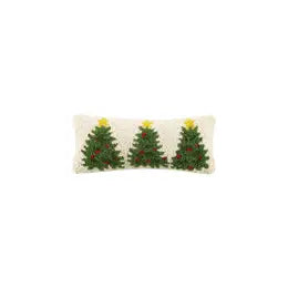 Triple Christmas Tree Pillow