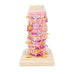 Pink & Purple Ballet Bead Bracelet Tower