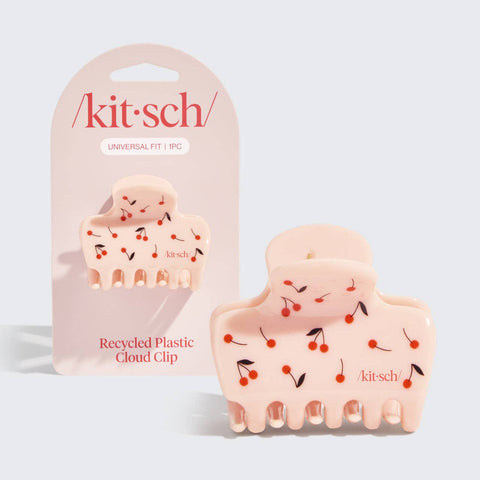 Recycled Plastic Medium Cloud Clip Cherry Print