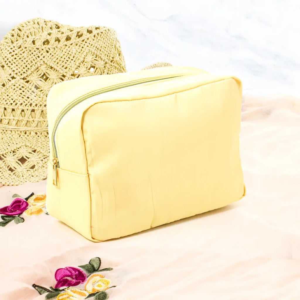 X Large Colored Cosmetic Nylon Bag