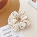 Set of 3 Chiffon Floral Scrunchies