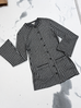 Gingham Knit Jacket