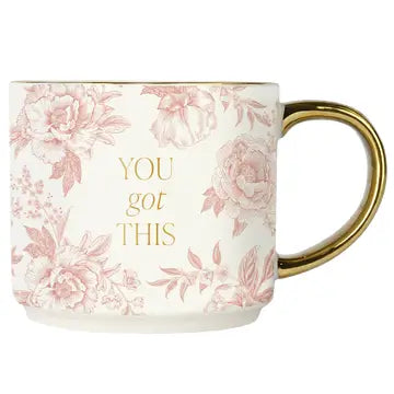Gold Handle Coffee Mugs