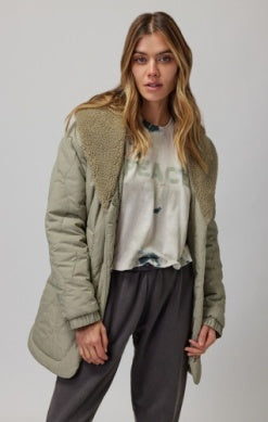 Ivy Quilted Sherpa Jacket