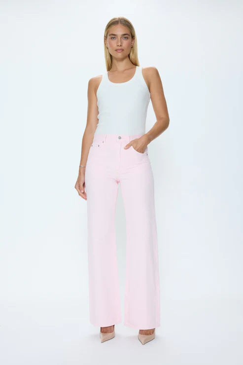 Larsen Relaxed Flare Jean Blush