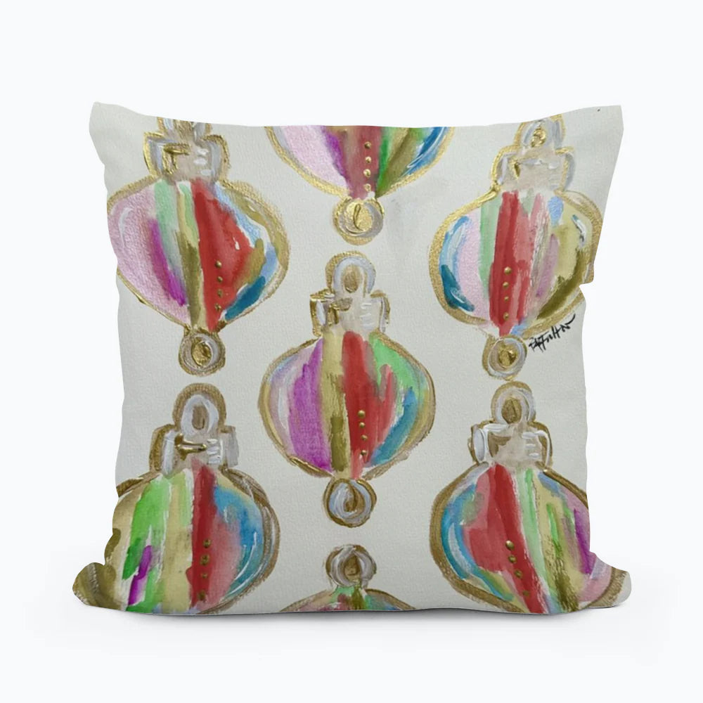 Bridgett's Colorful Ornament Pattern Pillow