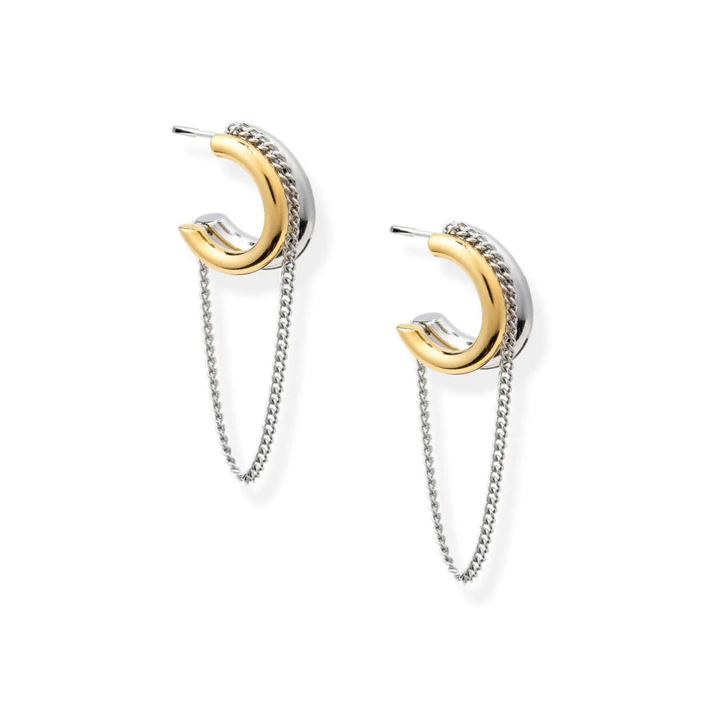 Lalli Two-Tone Earrings