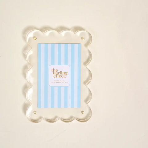 Rectangle Scalloped Acrylic Picture Frame