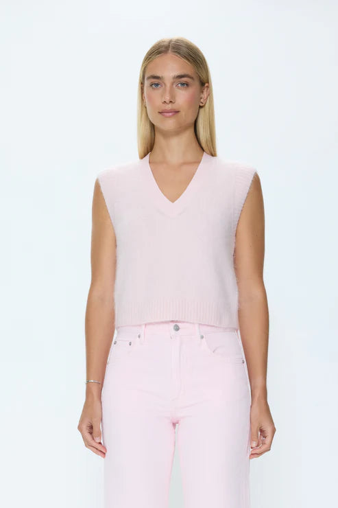 Maxine Sweater Vest Blush