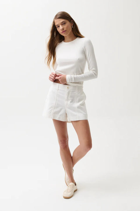 Mason Relaxed Utility Short White
