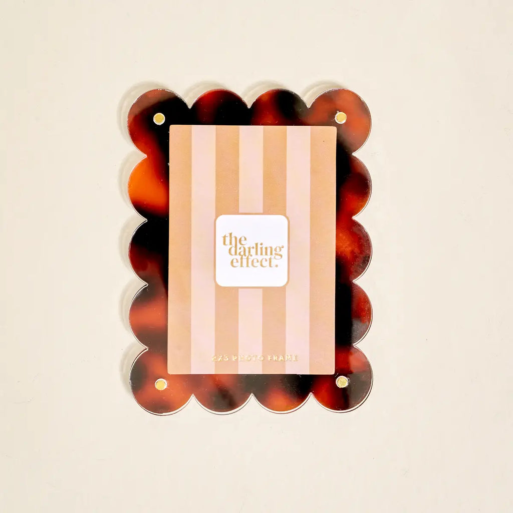 Mini Acrylic Picture Frame Magnet Tortoise