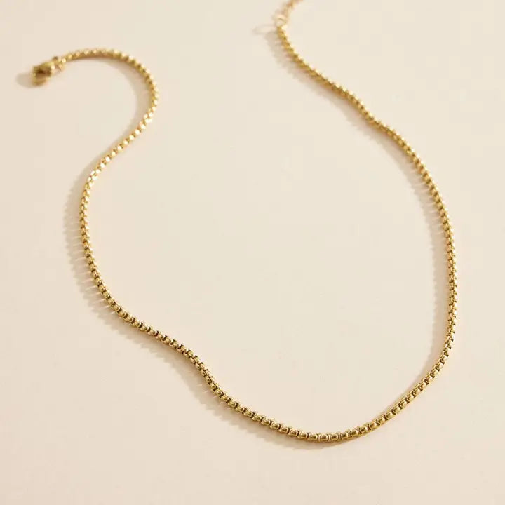 Venetian Link 18K Gold Dip Necklace