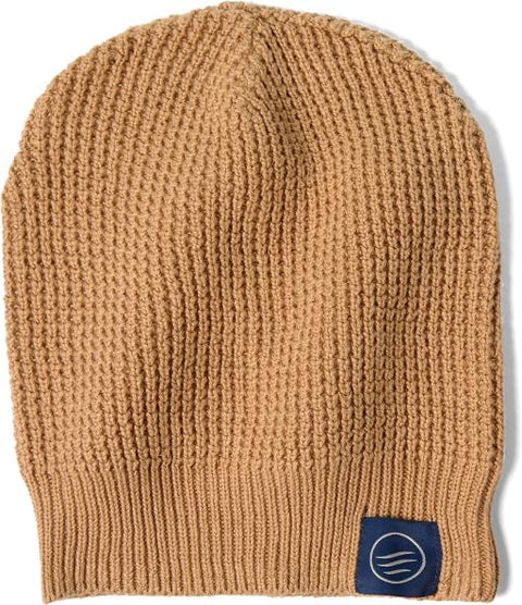 Waffle Knit Slouch Beanie