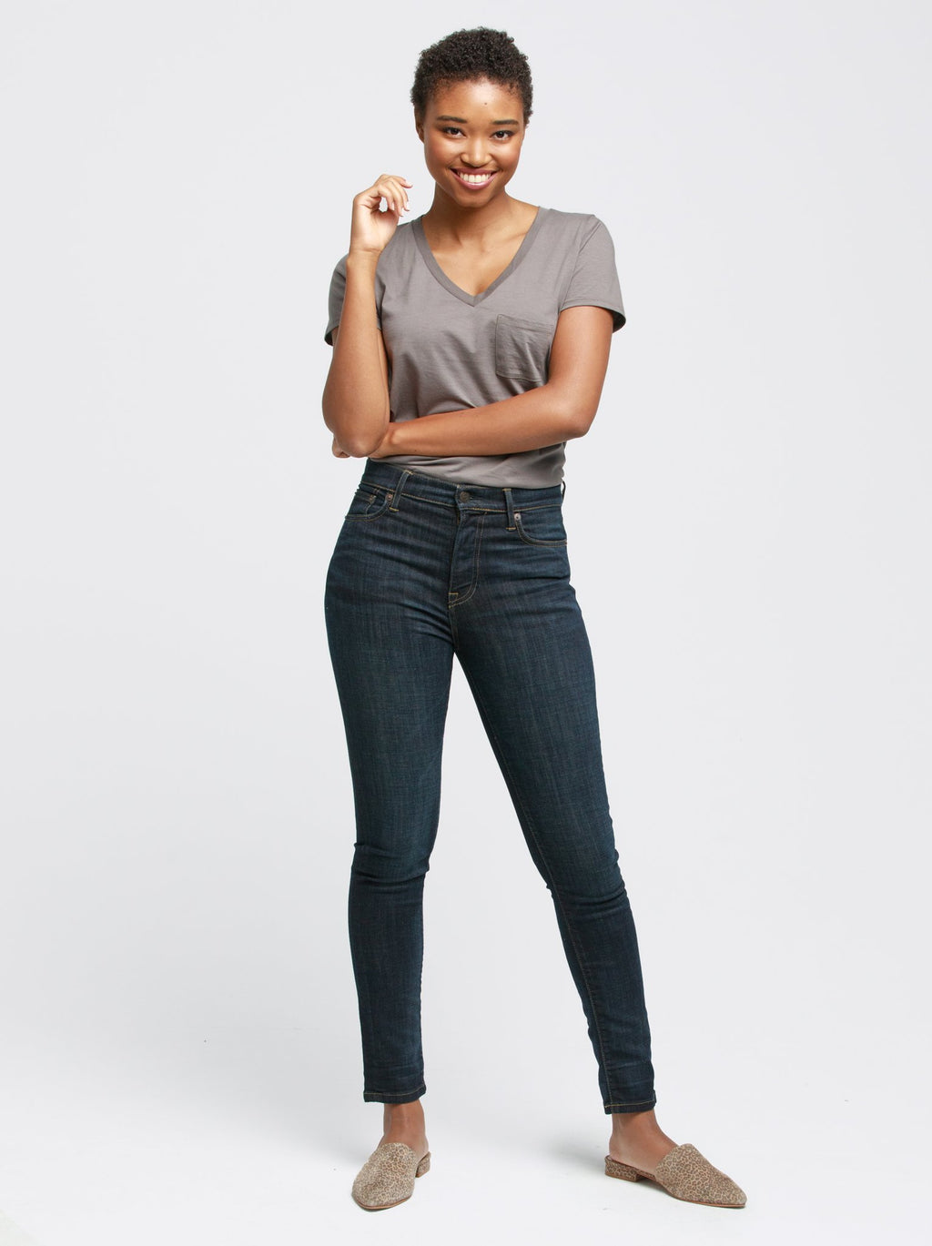ABLE Carla High Rise Short Jean