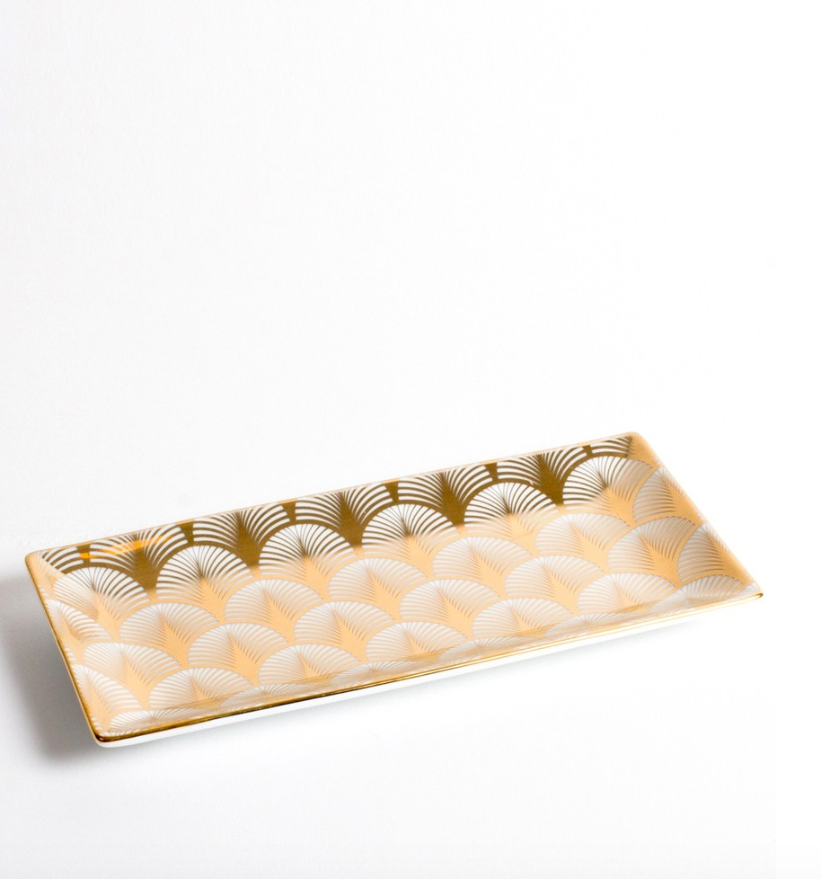 Gold Shell Trinket Tray