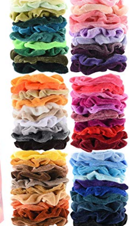 Solid Color Scrunchies