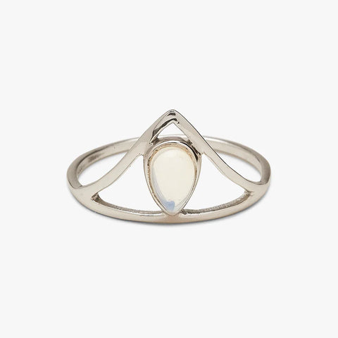 Chevron Stone Ring