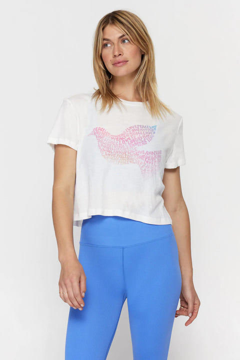 Dove Crop Tee