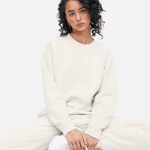 Fleece Crop Sweatshirt