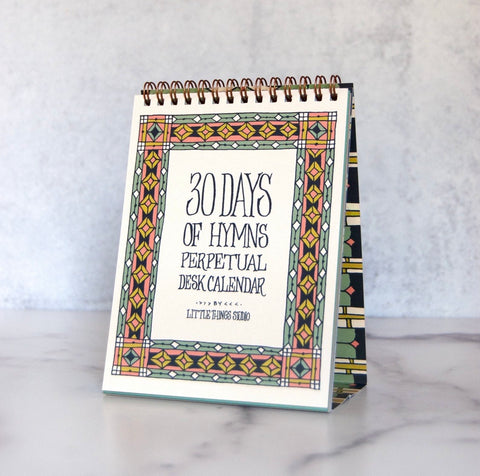 30 Days of Hymns Perpetual Desk Calendar