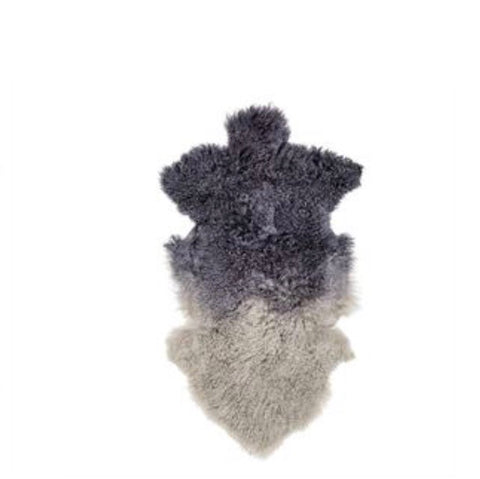 Tibetan Lamb Fur Navy/Grey