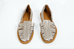 Siempre Viva Metallic Huarache Flat